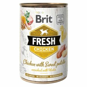 BRIT Fresh Chicken with Sweet Potato konzerva pre psov 400 g vyobraziť
