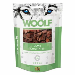 WOOLF Lamb chunkies pochúťka pre psov 100 g vyobraziť