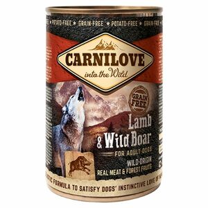 CARNILOVE Dog lamb & wild boar grain free pre psov 400 g vyobraziť