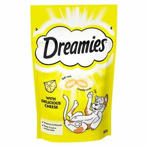 DREAMIES pochúťka pre mačky so syrom 60 g vyobraziť