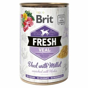 BRIT Fresh Veal with Millet konzerva pre psov 400 g vyobraziť
