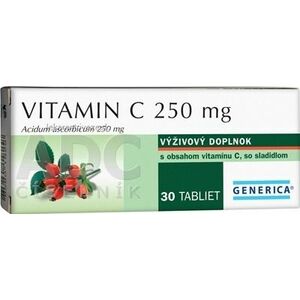 GENERICA Vitamin C 250 mg tbl 1x30 ks vyobraziť