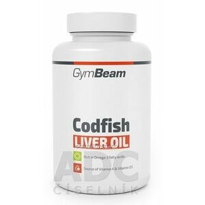 GymBeam Codfish liver oil cps olej z treščej pečene 1x90 ks vyobraziť