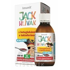 JACK HLÍVÁK SIRUP glukány, laktoferín-Imunit sirup pre deti (60 dávok) 1x300 ml vyobraziť