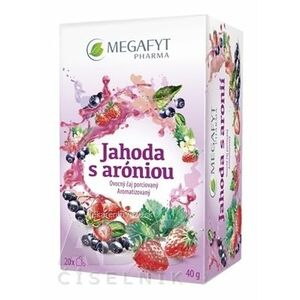 MEGAFYT Jahoda s aróniou ovocný čaj porciovaný 20x2 g (40 g) vyobraziť