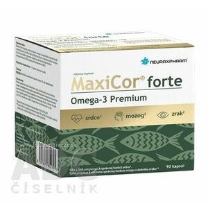Neuraxpharm MaxiCor forte Omega-3 Premium cps 1x90 ks vyobraziť