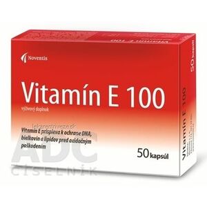 Noventis Vitamín E 100 cps 1x50 ks vyobraziť