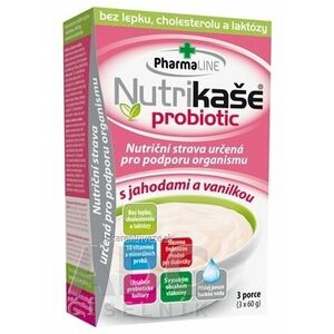 Nutrikaša probiotic - s jahodami a vanilkou 3x60 g (180 g) vyobraziť