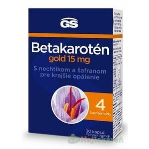 GS Betakarotén gold 15 mg s nechtíkom a šafranom 30 ks vyobraziť