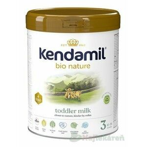 KENDAMIL BIO Nature 3 HMO+ následná mliečna dojčenská výživa (od ukonč. 10. mesiaca) 800 g vyobraziť