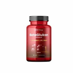 BetaGlukan 350 mg + Vitamín C, D3, Zinok MOVit Energy vyobraziť