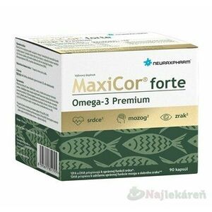 Neuraxpharm MaxiCor forte Omega-3 Premium 90 ks vyobraziť