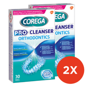 COREGA Pro cleanser antibakteriálne čistiace tablety 30 ks - balenie 2 ks vyobraziť