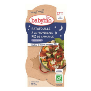 BABYBIO Ratatouille s ryžou večerné menu od ukonč. 12. mesiaca 2 x 200 g vyobraziť