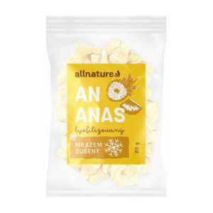 ALLNATURE Ananás mrazom sušený lyofilizované kúsky 20 g vyobraziť