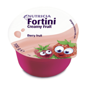 FORTINI Creamy fruit multi fibre príchuť červené ovocie 4 x 100 g vyobraziť