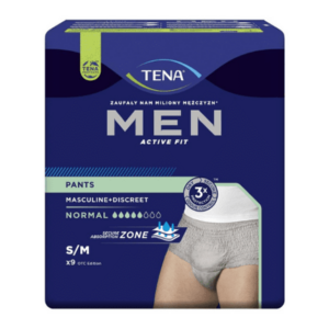 TENA Men pants normal grey S/M pánske inkontinenčné spodné prádlo sivé 9 ks vyobraziť