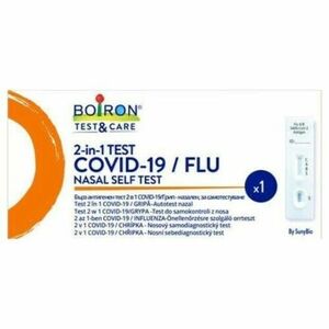 BOIRON COVID-19/FLU Test&care 2-in-1 nosový samodiagnostický test 1 ks vyobraziť