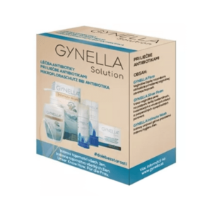 GYNELLA Solution pri liečbe antibiotikami flora čapíky + silver foam 50 ml + intimate wash 200 ml Set vyobraziť