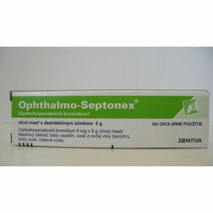 Ophthalmo- septonex očná masť 5g vyobraziť