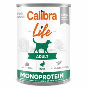 CALIBRA Life konzerva Adult Duck with rice pre psov 400 g vyobraziť