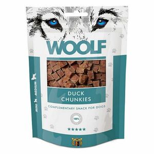 WOOLF Duck chunkies pochúťka pre psov 100 g vyobraziť