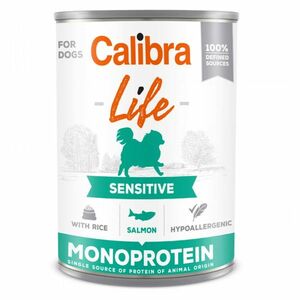 CALIBRA Life konzerva Sensitive Salmon with rice pre psov 400 g vyobraziť