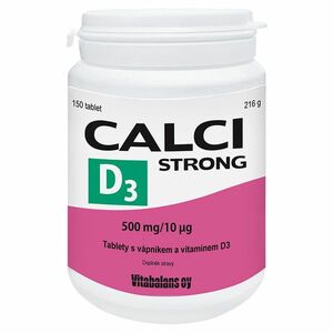 CALCI STRONG + vitamín D3 150 tabliet vyobraziť