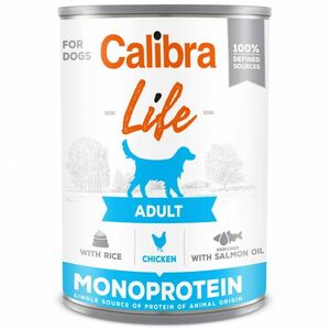 CALIBRA Life konzerva Adult Chicken with rice pre psov 400 g vyobraziť