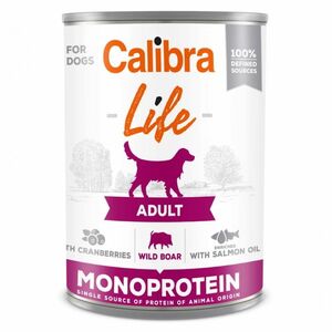 CALIBRA Life konzerva Adult Wild boar with cranberries pre psov 400 g vyobraziť
