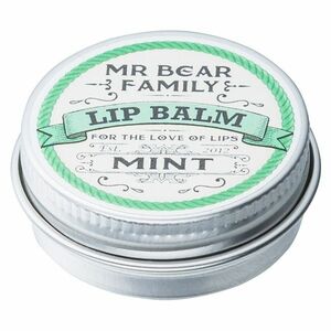 Mr Bear Family Mint balzam na pery pre mužov 15 ml vyobraziť