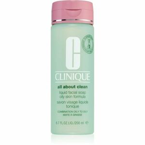 Clinique Liquid Facial Soap Oily Skin Formula tekuté mydlo pre mastnú a zmiešanú pleť 200 ml vyobraziť