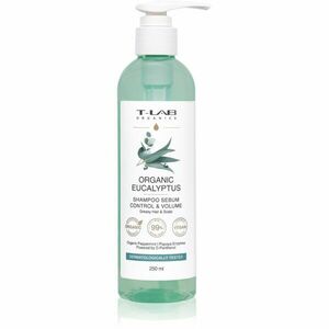 T-LAB Organics Eucalyptus Sebum Control & Volume Shampoo šampón pre mastnú vlasovú pokožku s upokojujúcim účinkom 250 ml vyobraziť