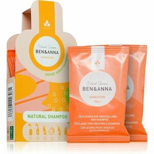 BEN&ANNA Natural Shampoo Sanddorn šampónové vločky proti padaniu vlasov 2x20 g vyobraziť