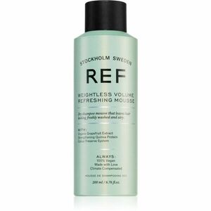 REF Weightless Volume Refreshing Mousse penový suchý šampón pre objem 200 ml vyobraziť