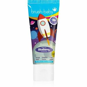 Brush Baby Rocket detská zubná pasta čučoriedka 50 ml vyobraziť