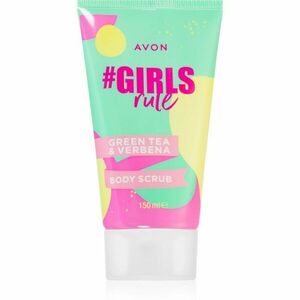 Avon #GirlsRule Green Tea & Verbena osviežujúci telový peeling 150 ml vyobraziť