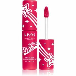 NYX Professional Makeup Barbie Smooth Whip Matte Lip Cream matný tekutý rúž odtieň 02 Perfect Day Pink 4 ml vyobraziť