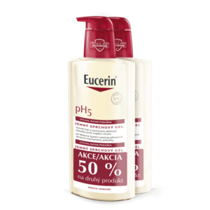 EUCERIN pH5 Sprchový gél 400 ml PROMOBALENIE 1+1 (-50% na druhý produkt) vyobraziť