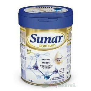 Sunar Premium 2 následná mliečna výživa 700 g vyobraziť