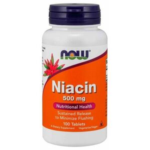 Niacín 500 mg - NOW Foods, 100tbl vyobraziť