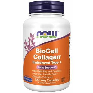 BioCell Collagen® Hydrolyzed Type II - NOW Foods, 120cps vyobraziť