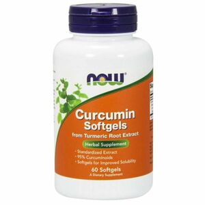 Curcumin Softgels - NOW Foods, 120cps vyobraziť