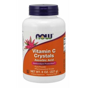 Vitamín C Crystals Powder - NOW Foods, 227g vyobraziť