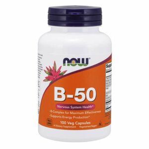 Vitamin B-50 - NOW Foods, 100cps vyobraziť