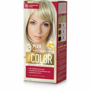 Farba na vlasy - škandinávsky blond č.18 Aroma Color vyobraziť