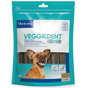 CET Veggiedent Fresh XS enzymatické žuvacie plátky pre psy 15ks (psy do 5kg) vyobraziť