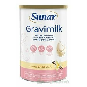 Sunar Gravimilk s príchuťou vanilka instantný mliečny nápoj 450 g vyobraziť