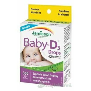 Vitamin D3 baby, 400IU 10 ml vyobraziť