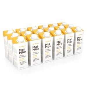 MoiMüv Protein Milkshake - GymBeam vanilka 18 x 250 ml vyobraziť